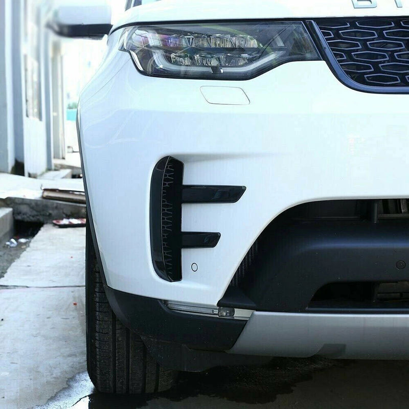 Front Bumper Vent Fingers For Land Rover Discovery 5 2016-2021 Gloss Black