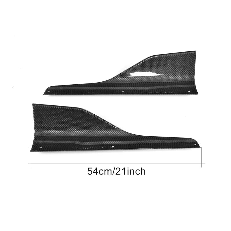 BMW M2 F87 Side Skirt Extensions Carbon Fibre