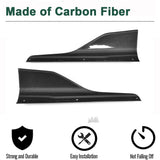 BMW M2 F87 Side Skirt Extensions Carbon Fibre