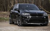 M Type Front Grille Matte Black For BMW E70 E71 X5 X6