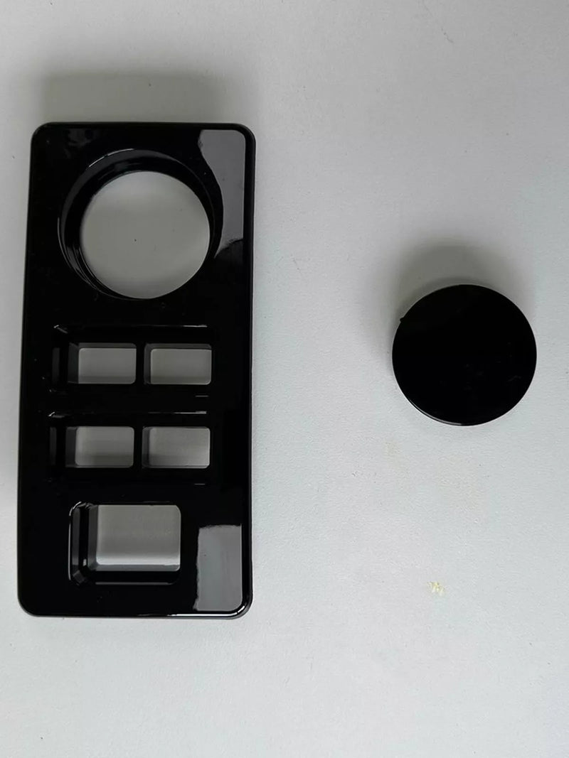 Land Rover Defender L316 Double Din Dashboard Kit Gloss Black