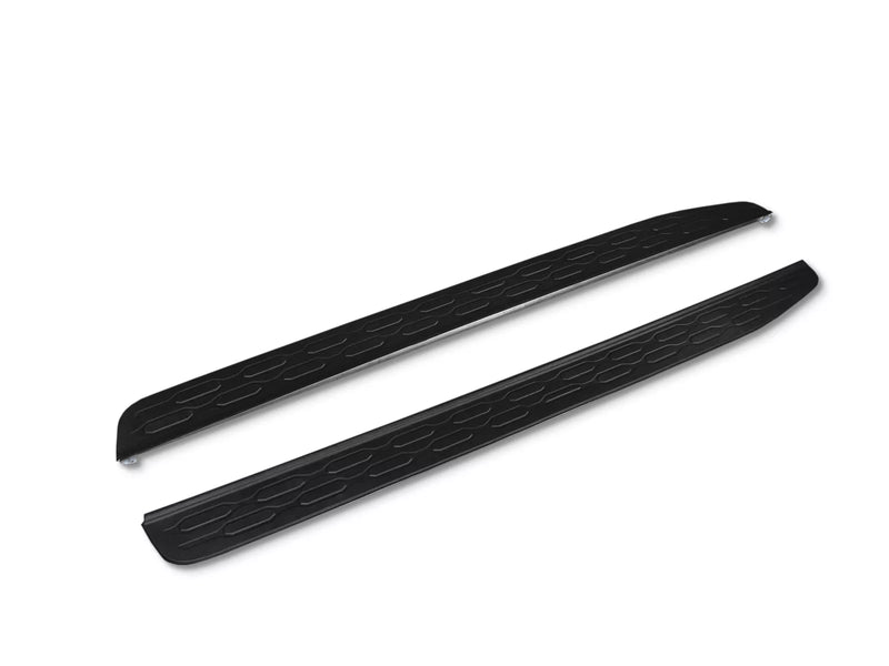 Black/Silver Side Steps For Land Rover Discovery 5 L462 2016-2021