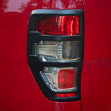 Matte Black Light Covers For Ford Ranger T6 Raptor