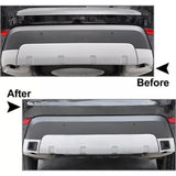 Gloss Black Exhaust Trim Covers For Land Rover Discovery 5 2016-2021