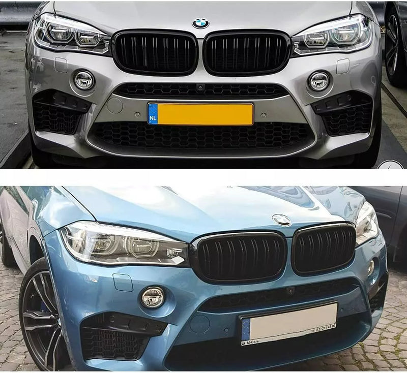 Front Grille Gloss Black For BMW X5 X6 F15 F16