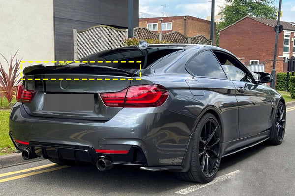 Rear Spoiler Gloss Black For BMW 4 Series F32