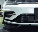 Gloss Black Front Splitter For VW GOLF MK7 MK7.5