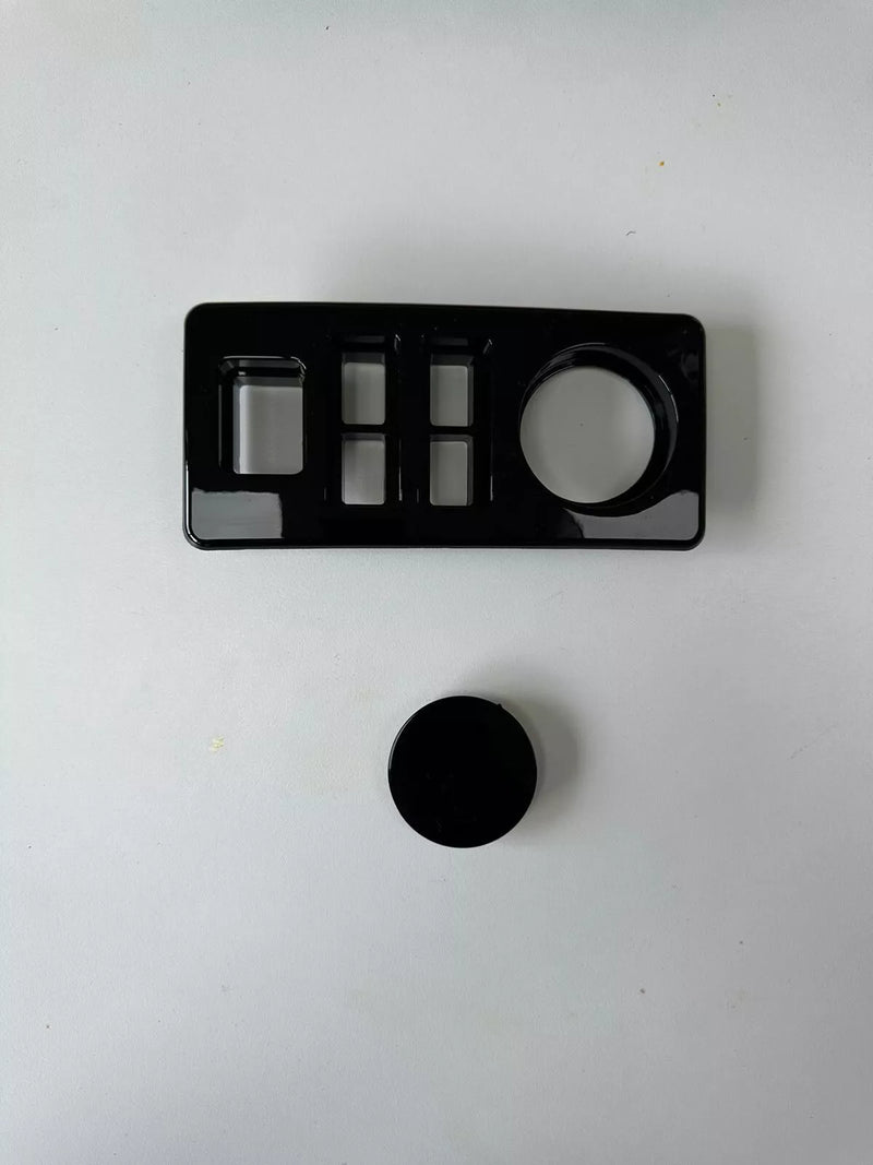 Land Rover Defender L316 Double Din Dashboard Kit Gloss Black