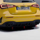 A35 Style Black Diffuser For Mercedes W177 A Class