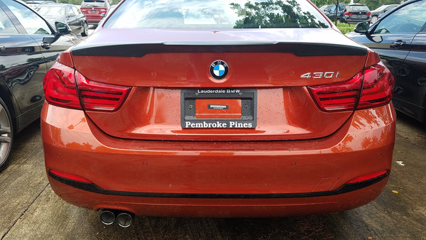 Rear Spoiler Matte Black For BMW 4 Series F32