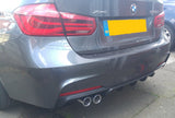 Rear Diffuser Twin Exhaust For BMW 3 Series F30 F31
