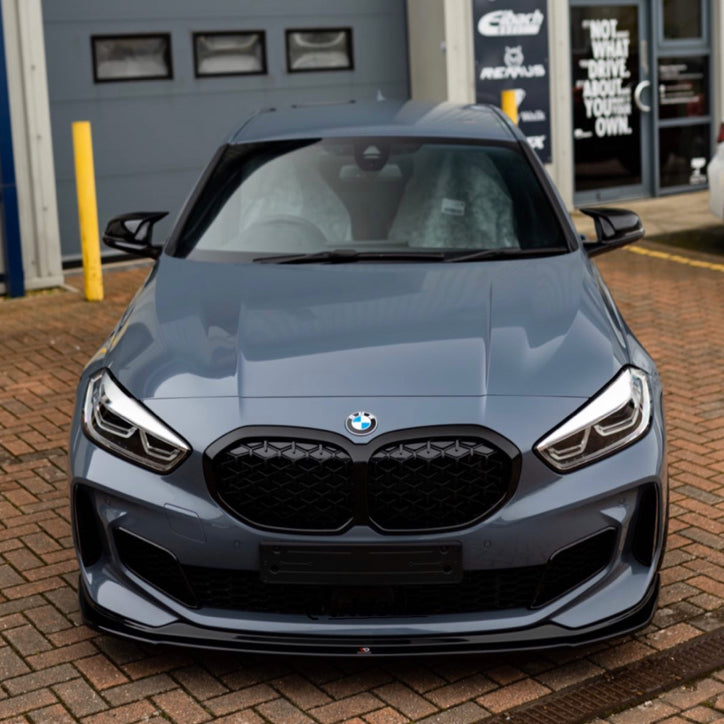 BMW 1 Series F40 Front Lip Gloss Black