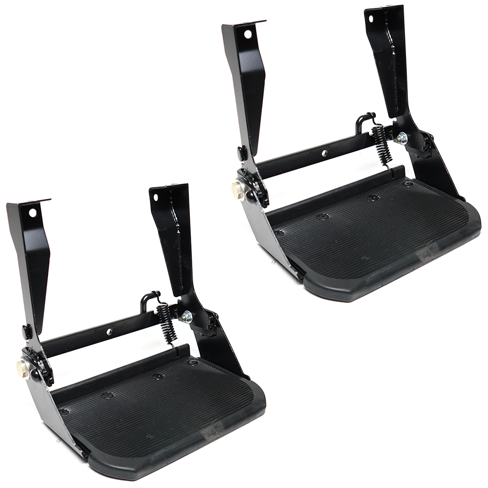 Land Rover Defender Utility Steps Land Rover Defender Folding Side Steps x 2 | GBT-AUTOSTYLING