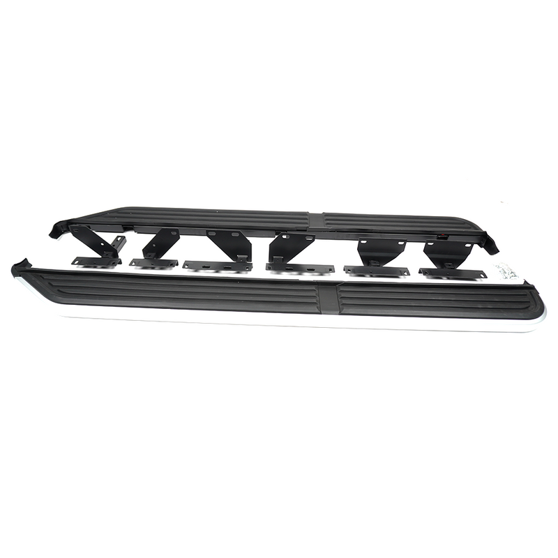 Land Rover Discovery 3/4 Running Boards Side Steps Black/Silver