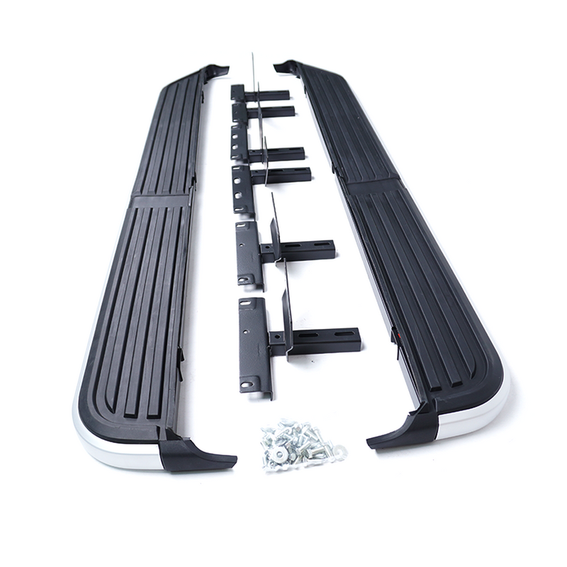 Land Rover Discovery 3/4 Running Boards Side Steps Black/Silver