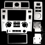 Land Rover Defender Double Din Centre Console White