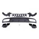 Mercedes C Class W205 S205 Coupe Rear Diffuser Black