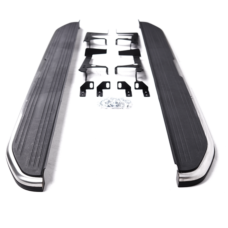 Range Rover Evoque Side Steps Running Boards OE Style Black and Silver