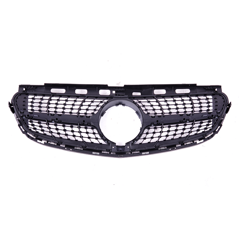 Mercedes E Class AMG Diamond Style Grille Black/Silver