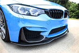 BMW F80 M3 F82 M4 Front Bumper Splitters Carbon Fibre